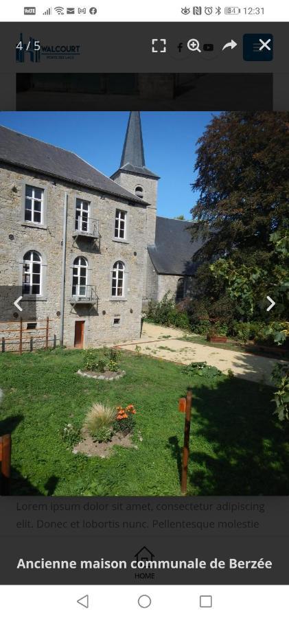 Maison D'Hote Les Notes Endormie Chambre Secrete Berzee ภายนอก รูปภาพ