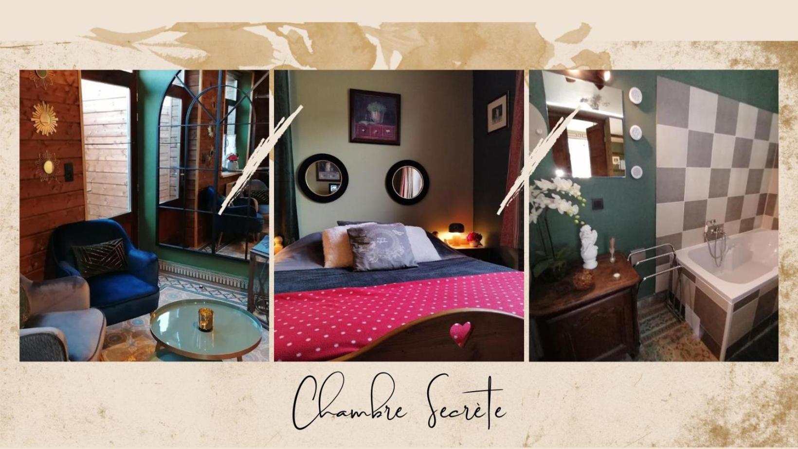 Maison D'Hote Les Notes Endormie Chambre Secrete Berzee ภายนอก รูปภาพ